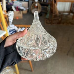 Vintage Godinger Shannon crystal candy dish